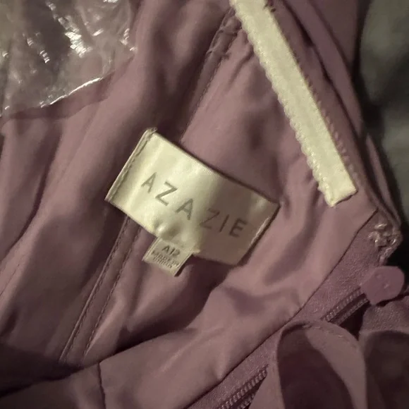 Azazie Strapless Lavender Dress - Picture 10 of 11